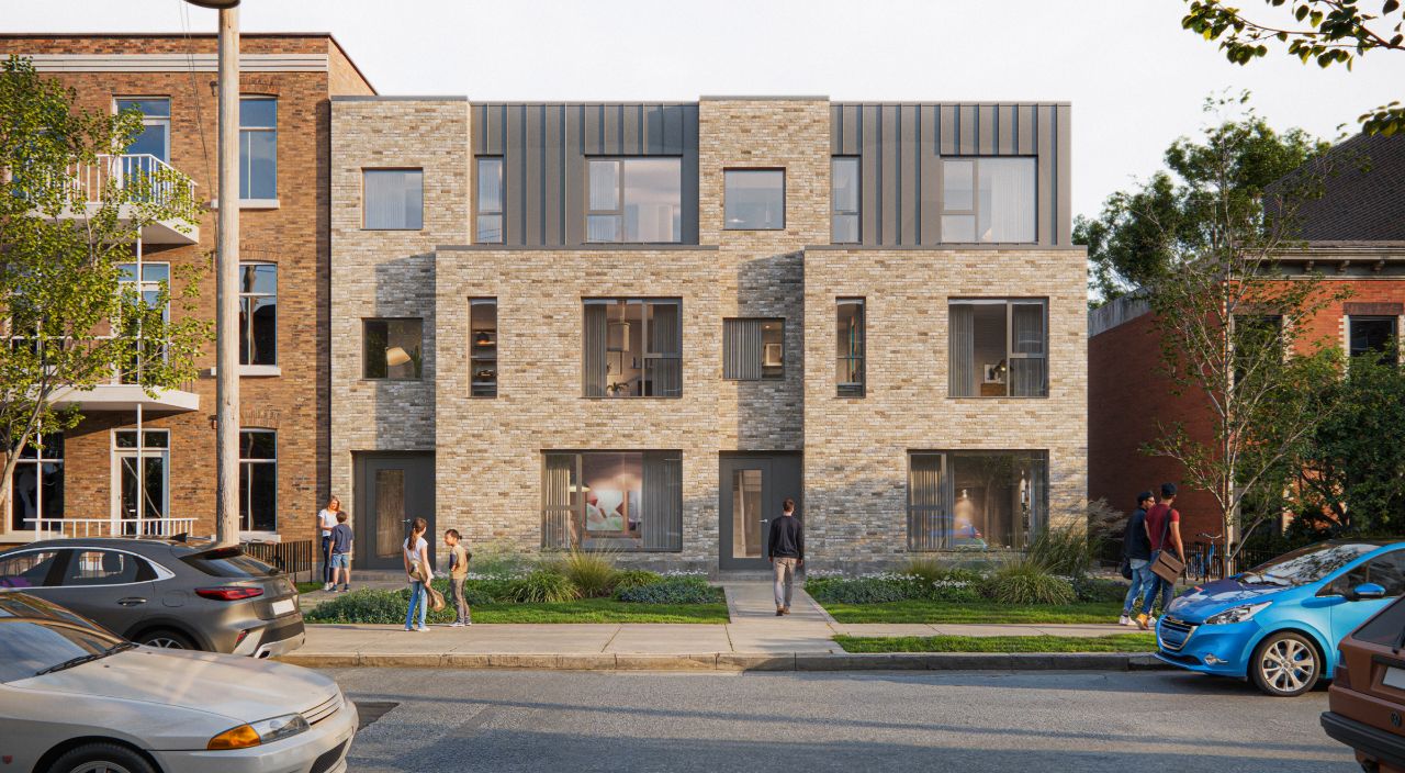 Sixplex or Triplex House Type